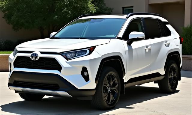 2019 Toyota RAV4 LE white
